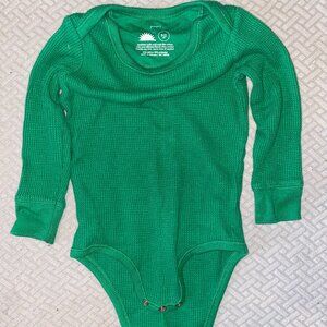 9-12 month Primary baby waffle bodysuit thermal